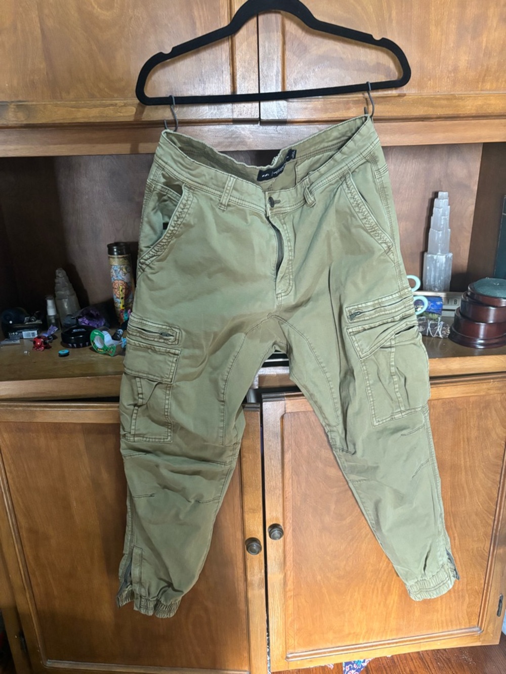 Cotton On Men's Cargo Pants - Olive